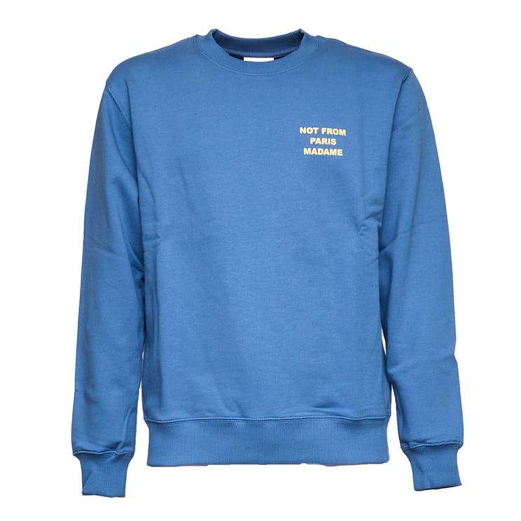 Drôle de Monsieur Le Sweatshirt Logo Printed Sweatshirt