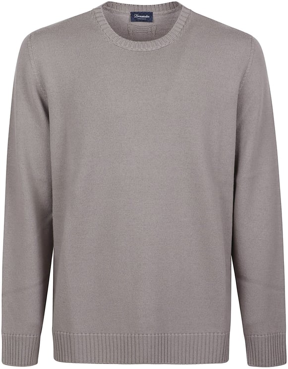 Drumohr Round Neck Sweater White