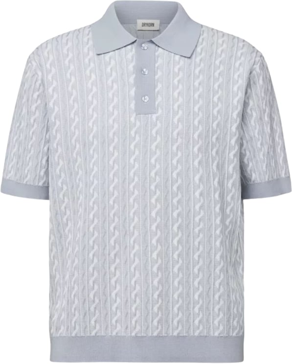 Drykorn Drykorn Tamian Polos Lichtblauw 425175 Tamian