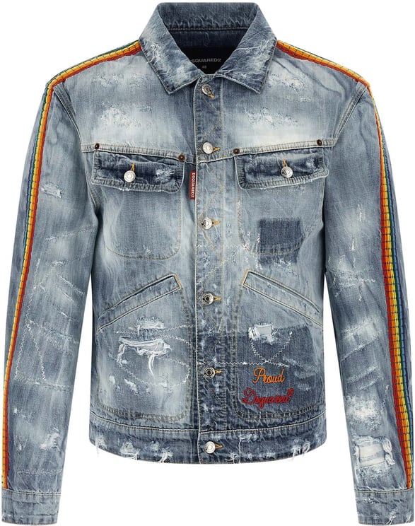 Dsquared2 Dsquared² Blue Cotton Denim Jacket