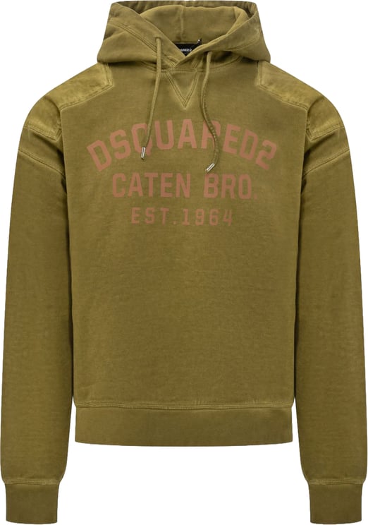 Dsquared2 Hooded Brown Sweatshirt