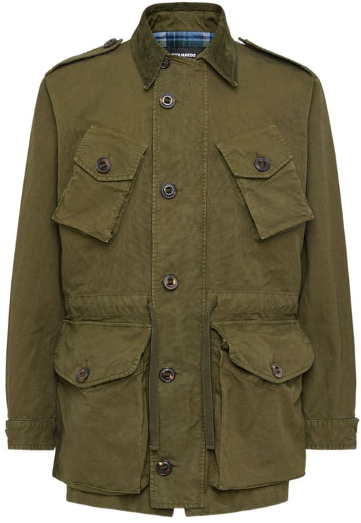 Dsquared2 Olive Green Utility Jacket