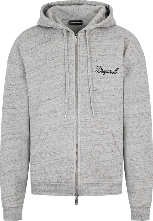 Dsquared2 Felpa Con Zip Grey Zip-Up Hoodie