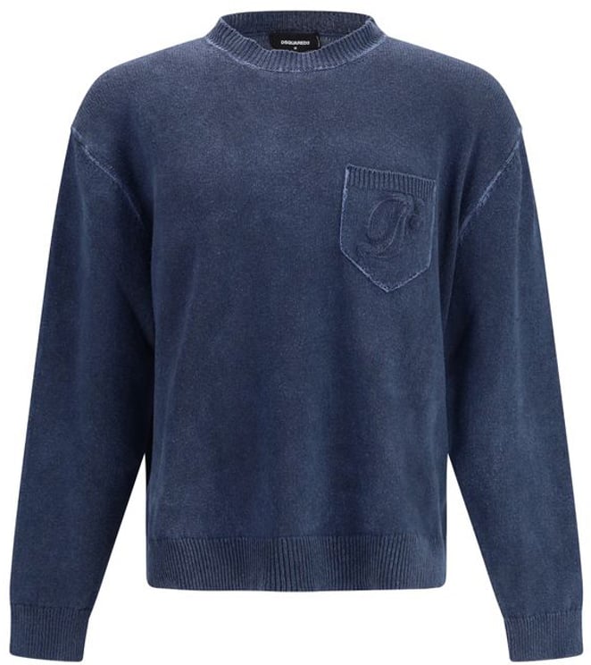 Dsquared2 Dsquared² Blue Polyester Sweatshirt
