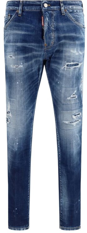 Dsquared2 Dsquared² Blue Cotton Slim Fit Jeans