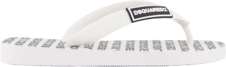 Dsquared2 Dsquared2 Jongens Slippers In Wit