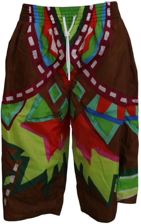 Dsquared2 Dsquared² Multicolor Printed Men Beachwear Shorts Swimwear