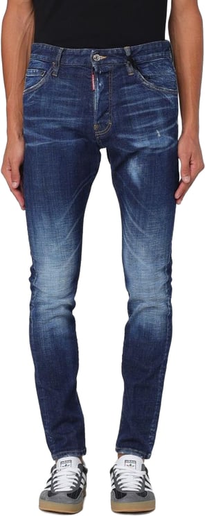 Dsquared2 Dsquared² Blue Cotton Skinny Jeans