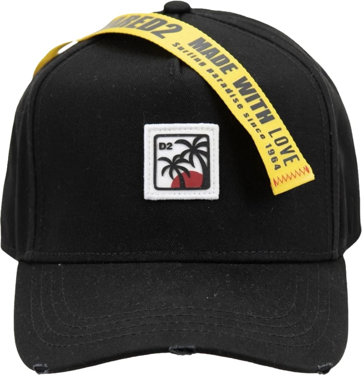 Dsquared2 D2 Patch Logo Baseball Cap