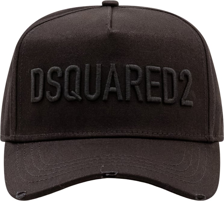 Dsquared2 Cappello da Baseball con Logo in Rilievo