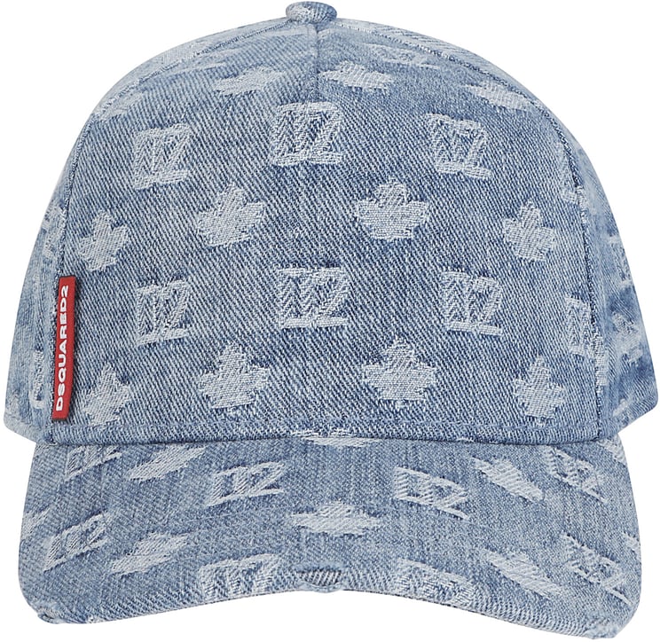Dsquared2 Monogram Baseball Cap Blue