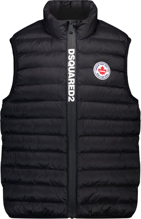 Dsquared2 Dsquared2 Kinder Jongens Bodywarmer In Zwart
