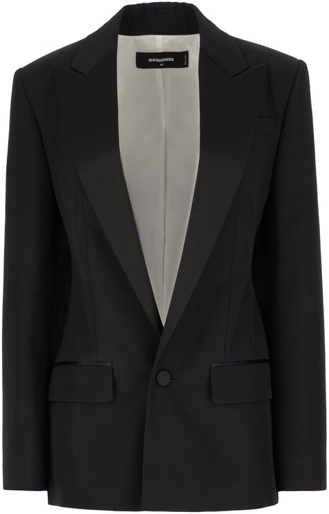 Dsquared2 Dsquared2 Black wool blazer