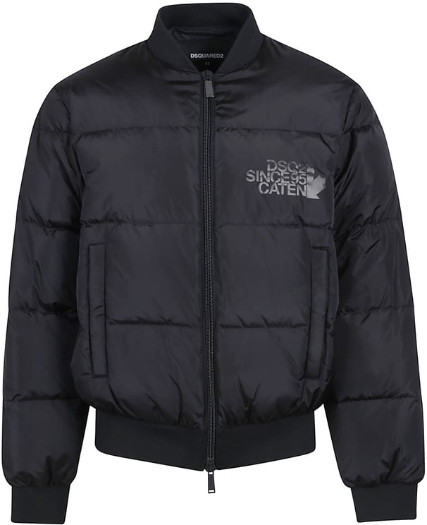 Dsquared2 Easy Puffer Bomber Jacket Black