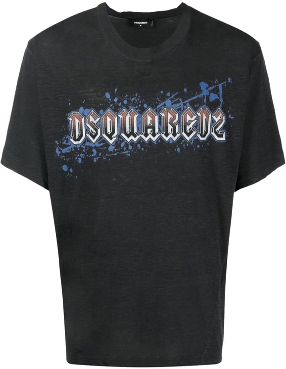 Dsquared2 Iron Logo Printed T-shirt