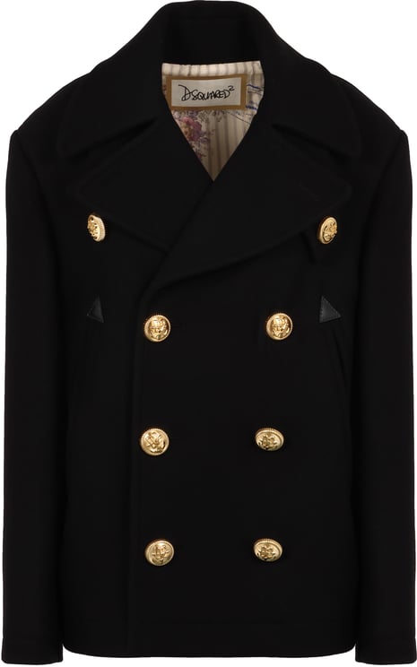 Dsquared2 Wool blend peacoat