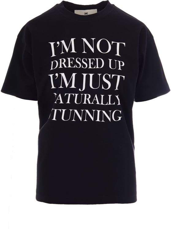 Elisabetta Franchi T-Shirts And Polos Nero