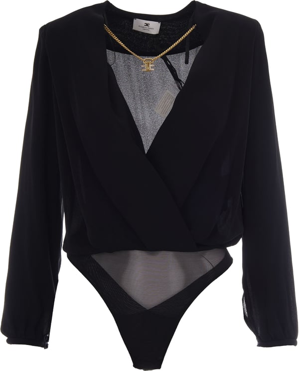 Elisabetta Franchi Top Nero