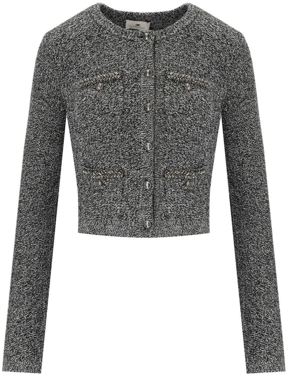 Elisabetta Franchi ELISABETTA FRANCHI SALEPEPE BOUCLÉ CARDIGAN