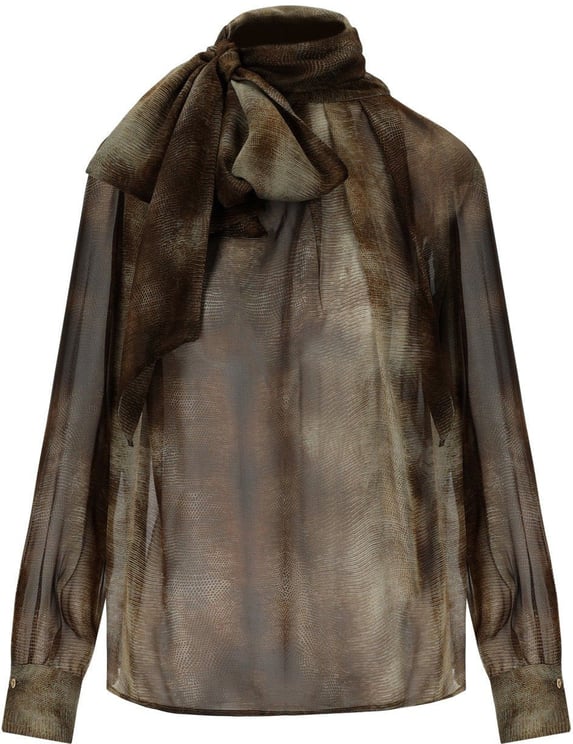 Elisabetta Franchi ELISABETTA FRANCHI LIZARD BLOUSE