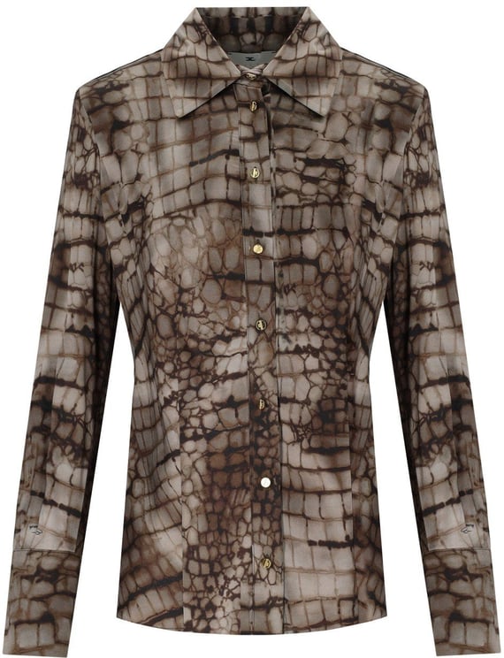 Elisabetta Franchi ELISABETTA FRANCHI ALLIGATOR PRINT SHIRT