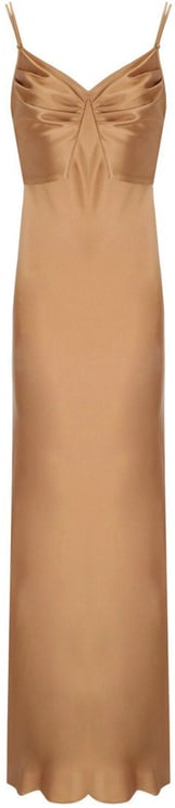 Elisabetta Franchi ELISABETTA FRANCHI RED CARPET SATIN DRESS