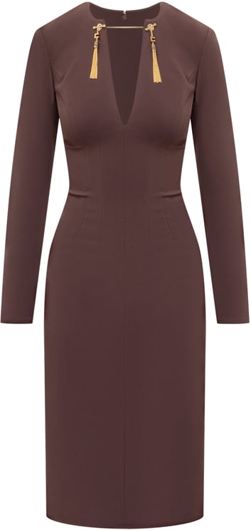 Elisabetta Franchi Elisabetta Franchi Abito con Dettagli Gioiello