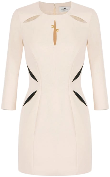 Elisabetta Franchi Dresses Burro/Nero