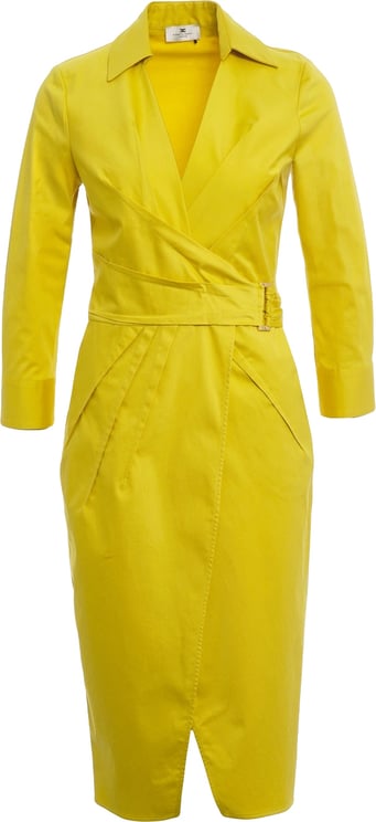 Elisabetta Franchi Cotton midi dress