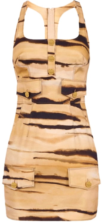 Elisabetta Franchi Dresses Camel