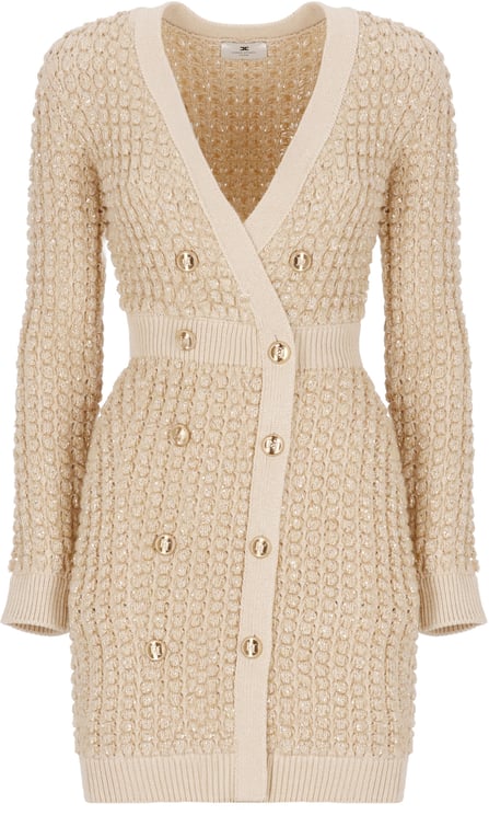 Elisabetta Franchi Dresses Beige