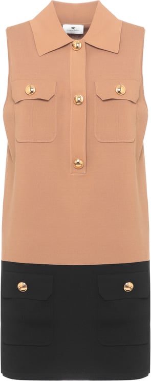Elisabetta Franchi Dresses Brown
