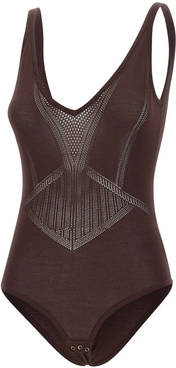 Elisabetta Franchi Top Brown