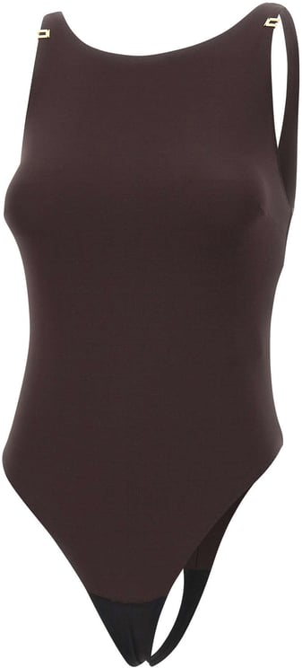 Elisabetta Franchi Top Brown