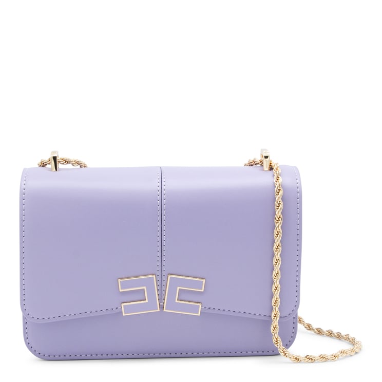 Elisabetta Franchi Structured Lilac Handbag