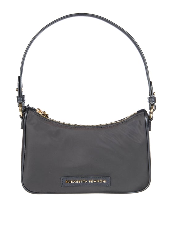 Elisabetta Franchi Smooth Matte Single Top Handle Handbag