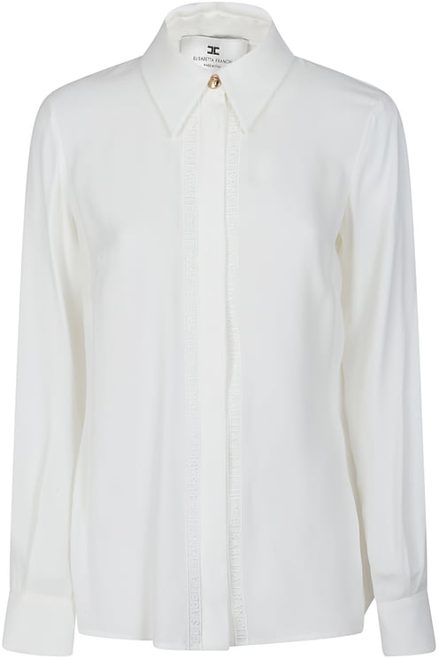 Elisabetta Franchi Long Sleeve Shirt White