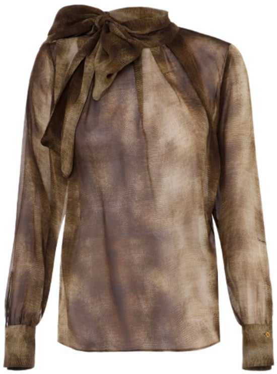 Elisabetta Franchi Shirts Brown
