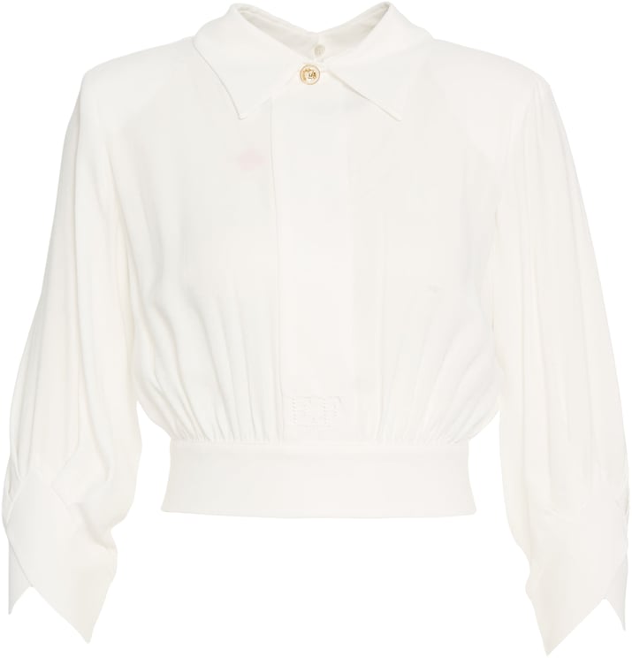 Elisabetta Franchi Blouse with logo detail