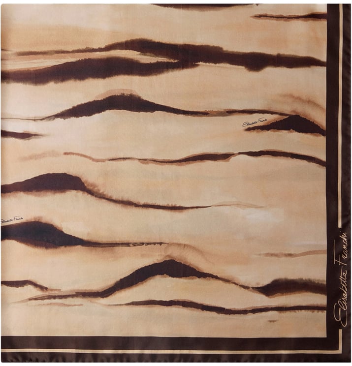 Elisabetta Franchi Scarfs Camel