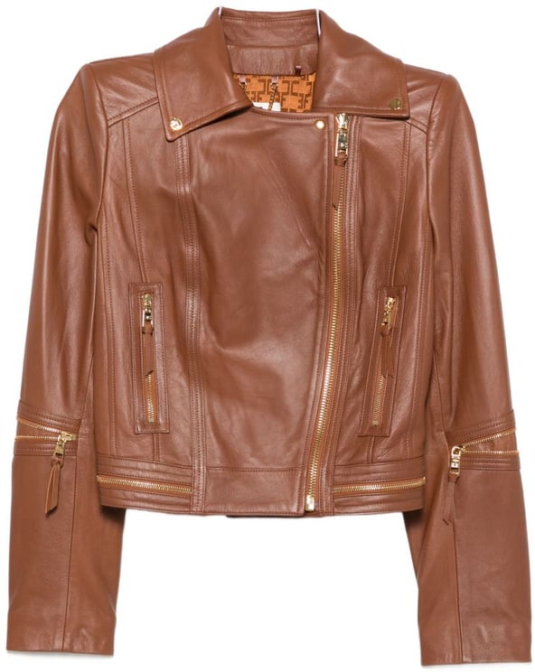 Elisabetta Franchi Jackets Brown