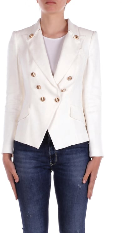 Elisabetta Franchi Jackets Ivory