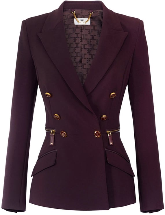 Elisabetta Franchi Blazers Red