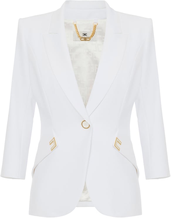Elisabetta Franchi Jackets Ivory