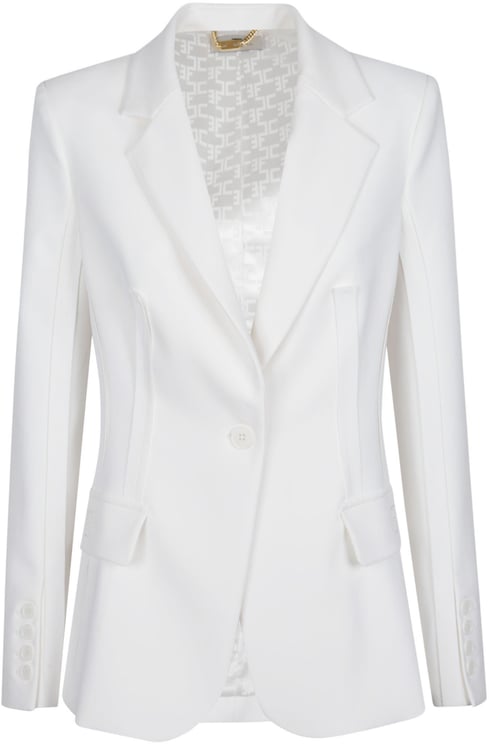 Elisabetta Franchi Essential Jacket White