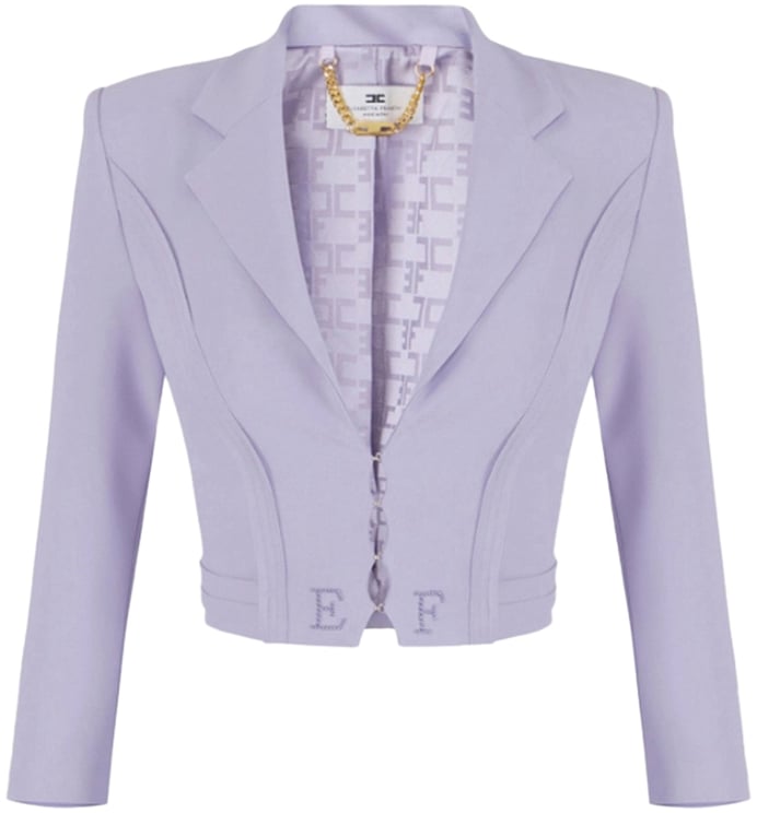 Elisabetta Franchi Jackets Lillà