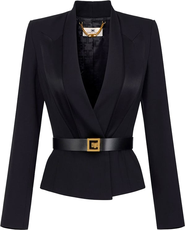 Elisabetta Franchi Jackets Black