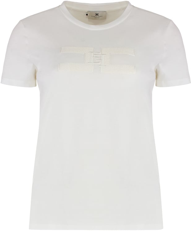 Elisabetta Franchi Cotton crew-neck T-shirt