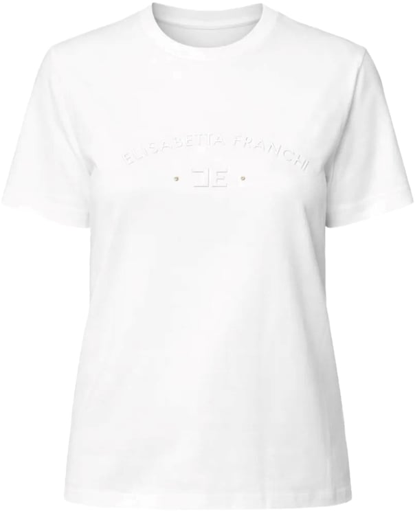 Elisabetta Franchi T-Shirts And Polos Gesso