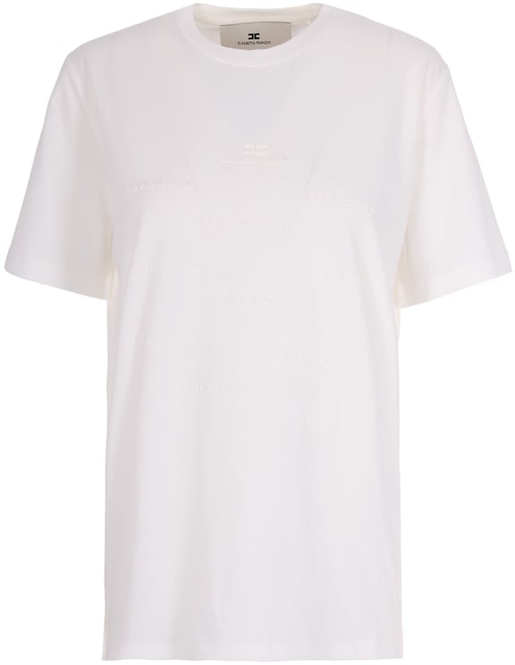 Elisabetta Franchi T-Shirts And Polos Gesso